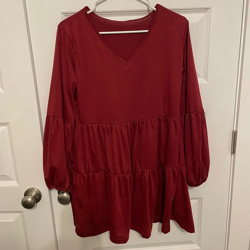 Shein tiered dress large